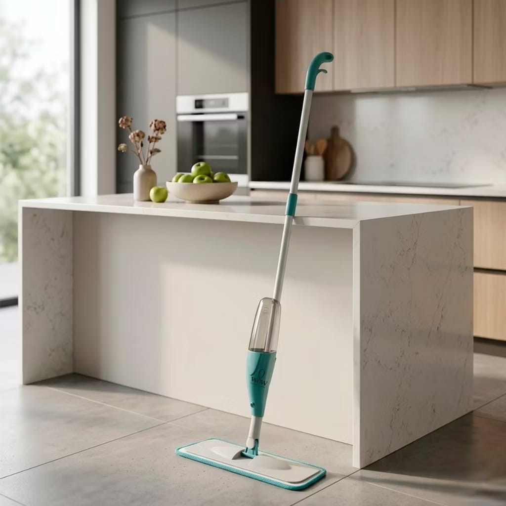 Mop Spray Mágico com Reservatório – Limpeza Rápida e Eficiente