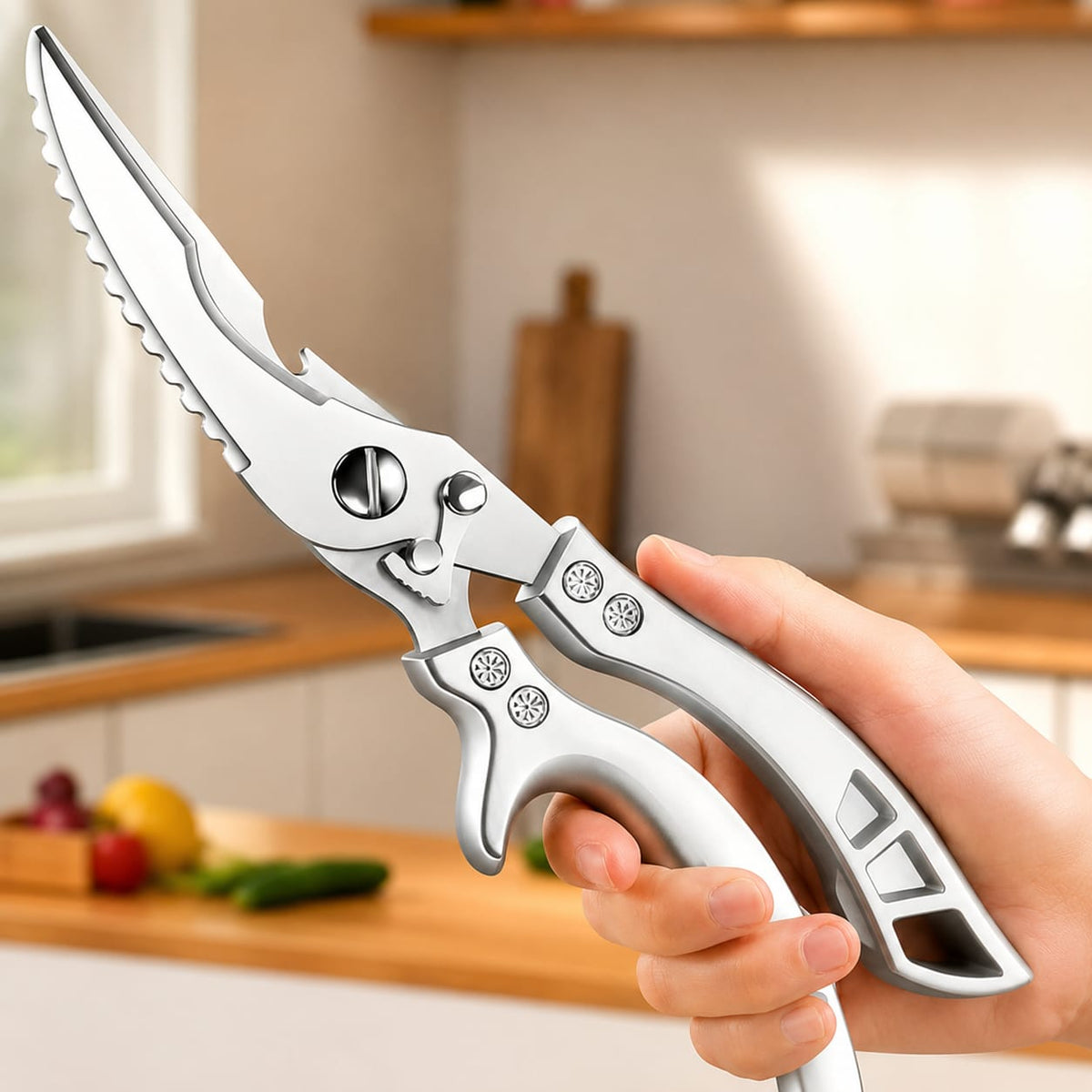 Tesoura Profissional Para Alimentos Aço Inox