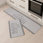 Conjunto 2 Tapetes de Cozinha Antiderrapante Estampado