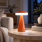 Abajur Cogumelo LED Portátil Recarregável USB em ambiente sofisticado à noite, imagem 3