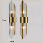 Arandela de Cristal Luxo Ouro – Brivar – foto 10