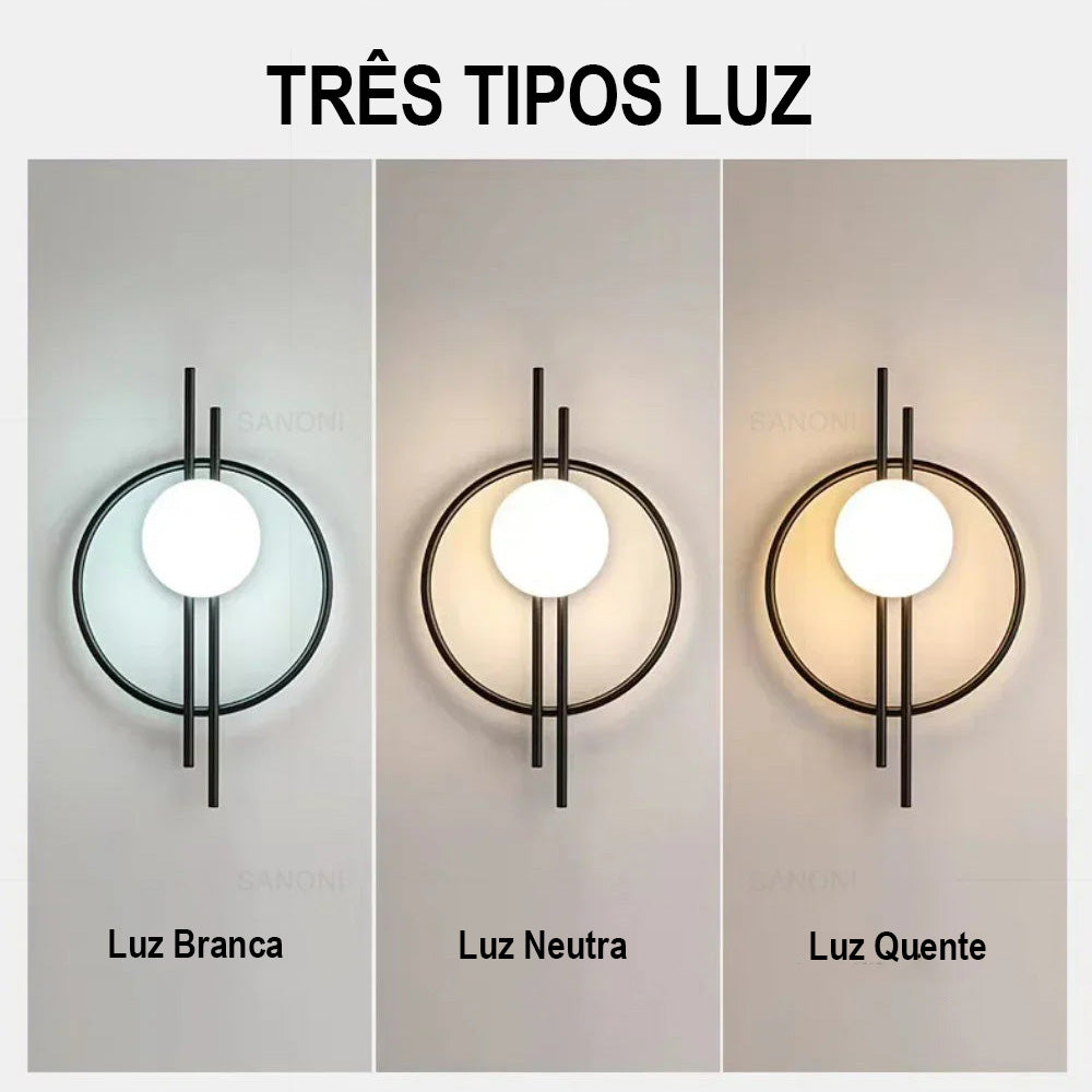 Arandela de Parede Led Globo Royale – Brivar – foto 9