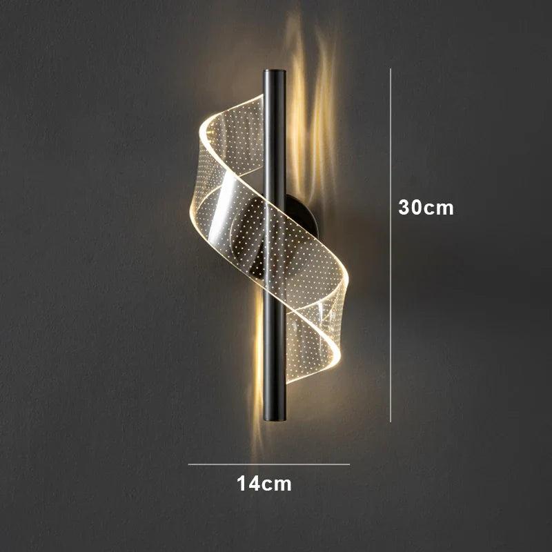 Arandela de Parede Led Nordic Espiral – Brivar – foto 11