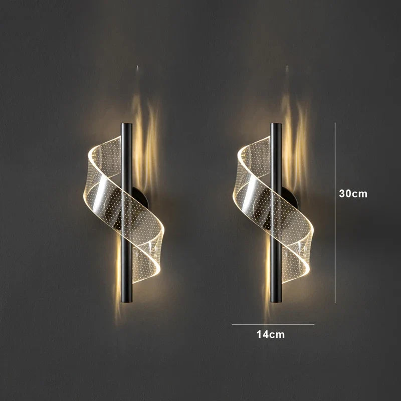 Arandela de Parede Led Nordic Espiral – Brivar – foto 12