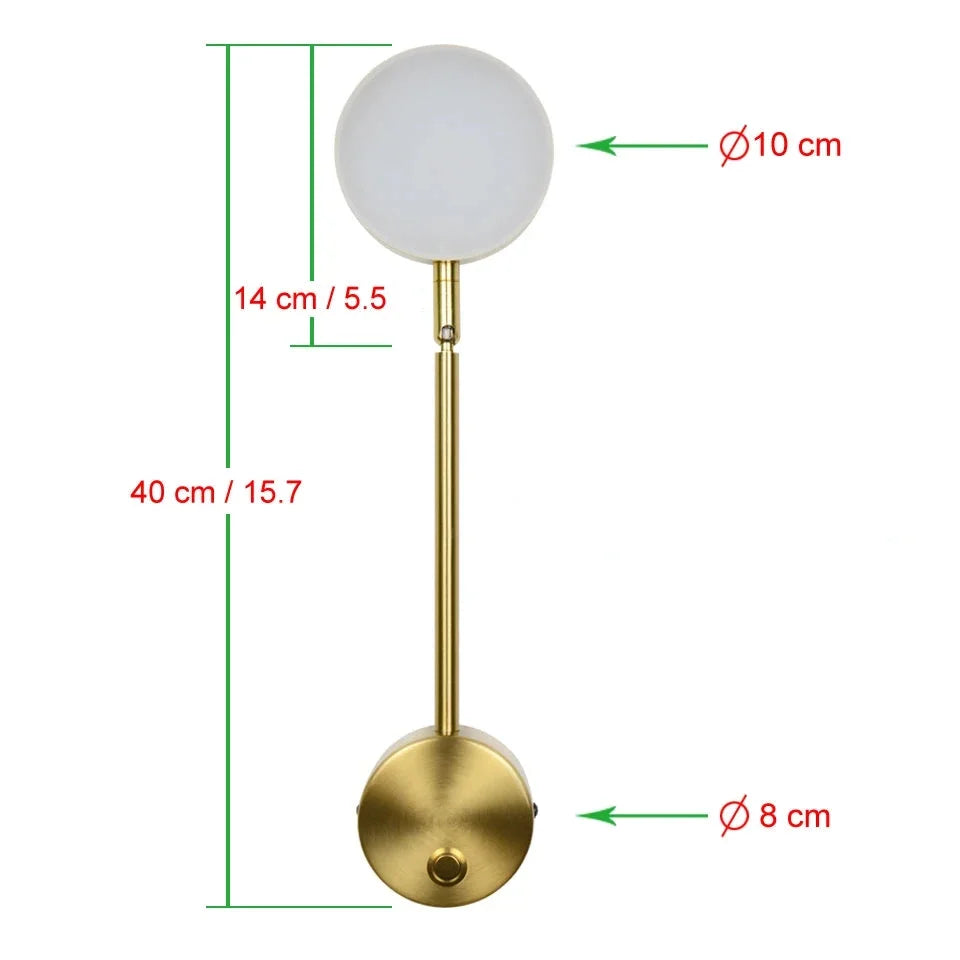 Arandela de Parede LED para Quarto Decor – Brivar – foto 10