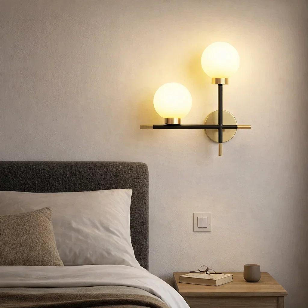Arandela de Parede Luxo com Bola de Vidro – Brivar – foto 4