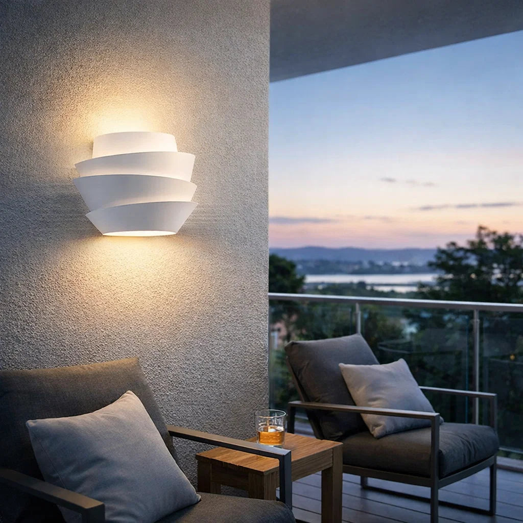 Arandela LED de Parede Branca Pine – Brivar – foto 3