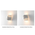 Arandela LED de Parede Branca Pine – Brivar – foto 10