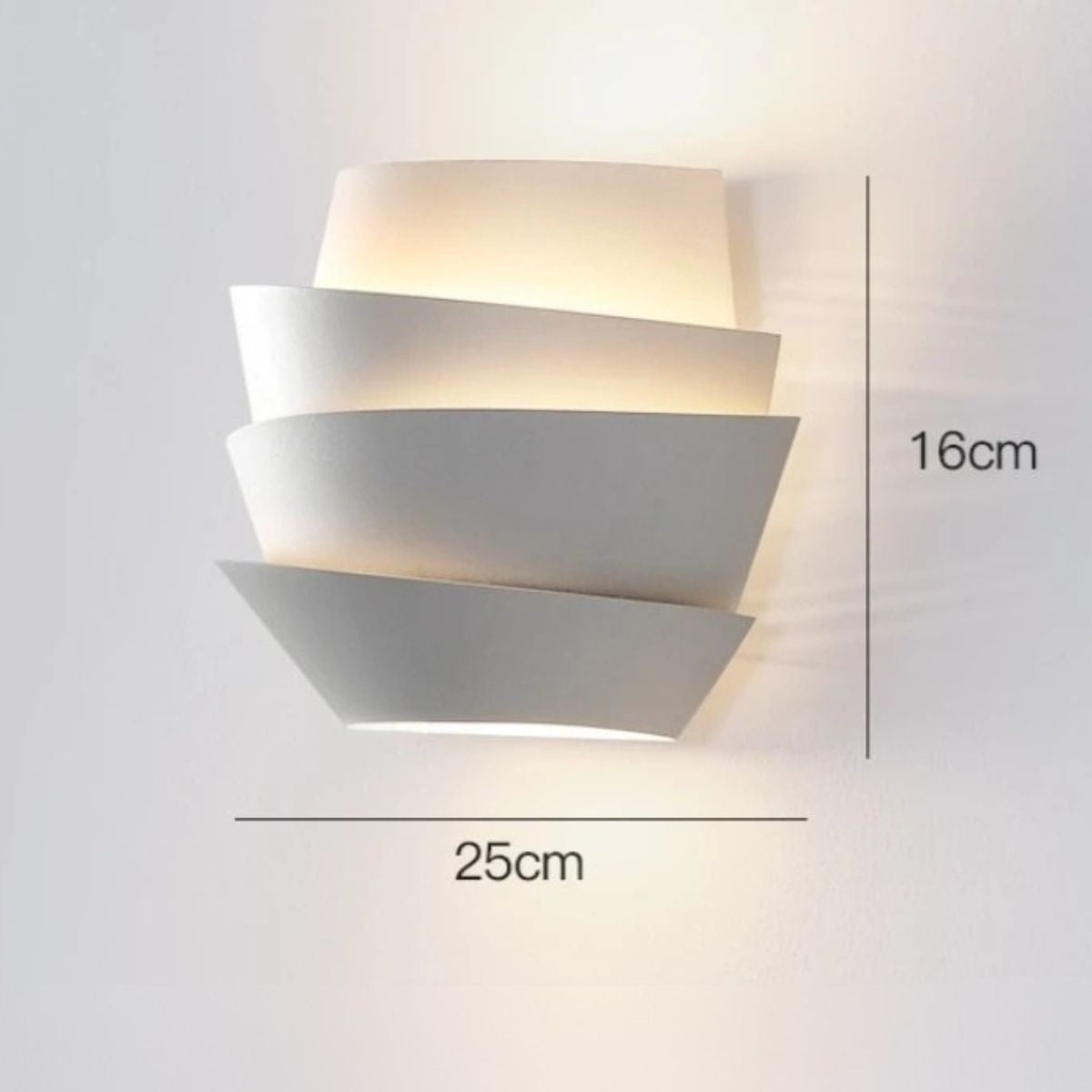 Arandela LED de Parede Branca Pine – Brivar – foto 11