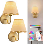 Arandela de Parede LED Sem Fio em Rattan