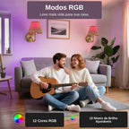 Arandela de Parede LED Sem Fio em Rattan