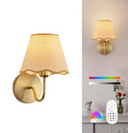 Arandela de Parede LED Sem Fio em Rattan