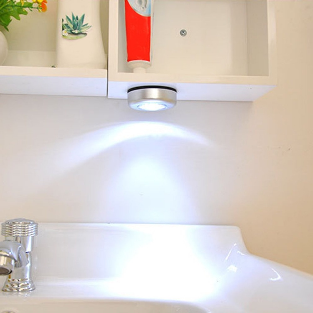 Kit Led Lâmpada Adesiva Sem Fio Touch Portátil