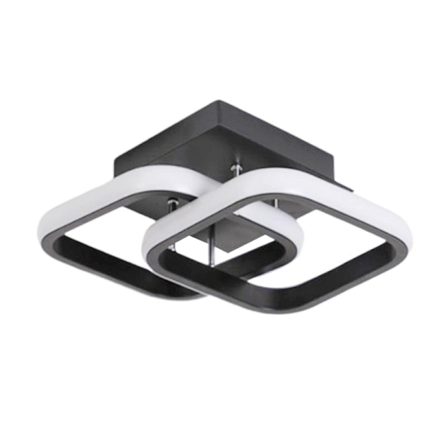 Luminária De Teto Plafon LED Moderna Dourado 3 Cores