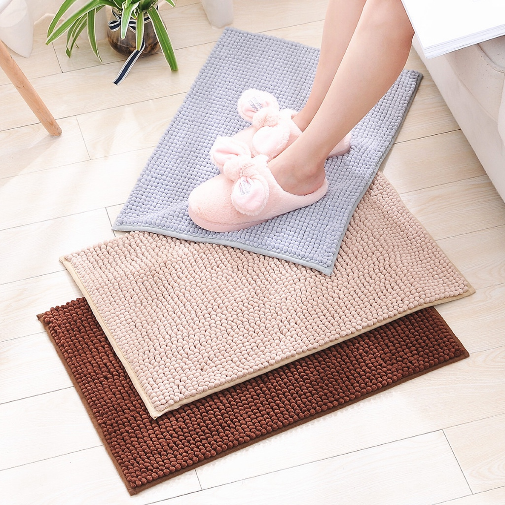 Kit Tapete de Banheiro 40×60 Antiderrapante Microfibra – Brivar Decor