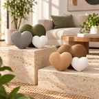 Coleções Nature e Terra de corações decorativos