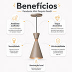 Kit 3 Pendentes Mini Pequim Fendi - imagem 4