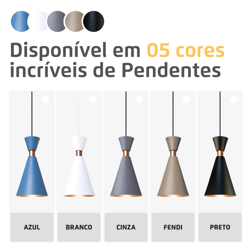 Kit 3 Pendentes Mini Pequim Fendi - imagem 9