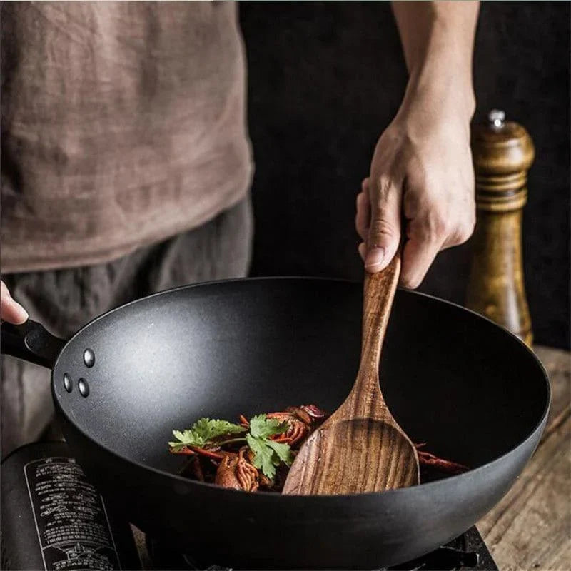 Kit Utensílios de Cozinha 7 Peças em Madeira Teca – Brivar – foto 16