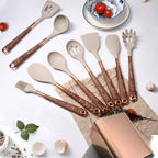 Kit de Utensílios Rosé Essencial — 10 Peças com Organizador – Brivar – foto 3