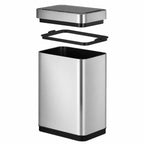 Lixeira Automática Inox 50L Sensor Touch