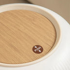 Lixeira Decorativa Automática Madeira com Sensor 10L