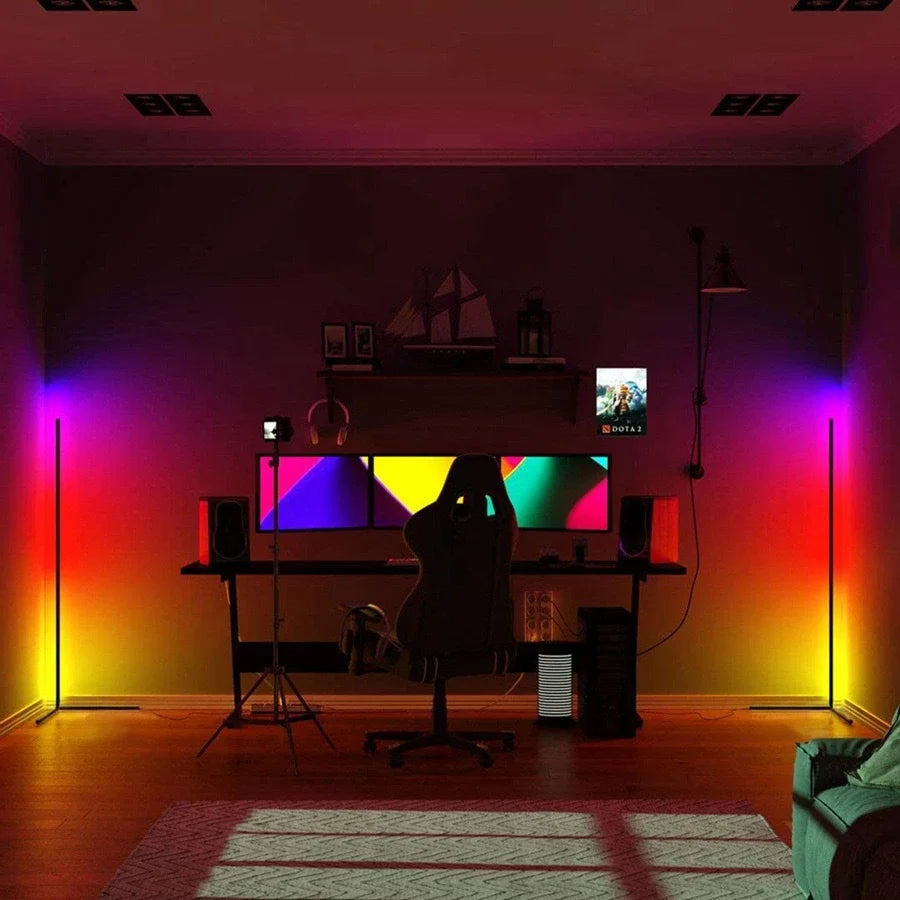 Luminária Bastão Neon Prisma RGB LED