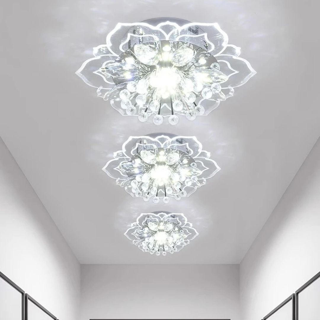 Luminária de Teto Cristal LED Flor – Brivar – foto 2