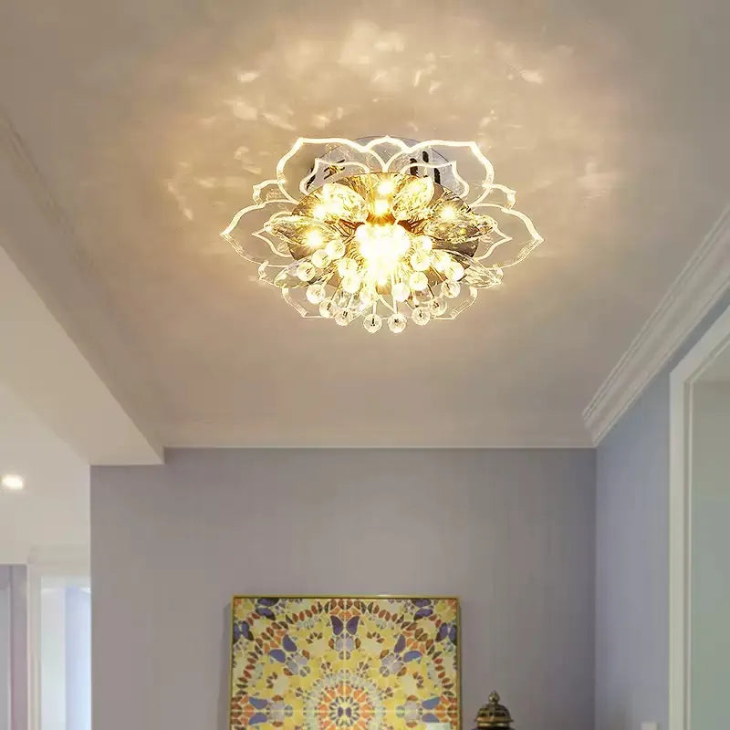 Luminária de Teto Cristal LED Flor – Brivar – foto 5