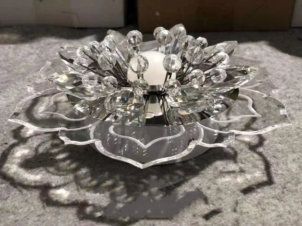 Luminária de Teto Cristal LED Flor – Brivar – foto 7