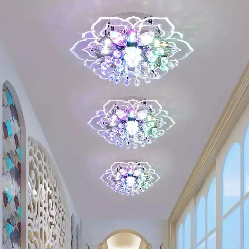 Luminária de Teto Cristal LED Flor – Brivar – foto 8