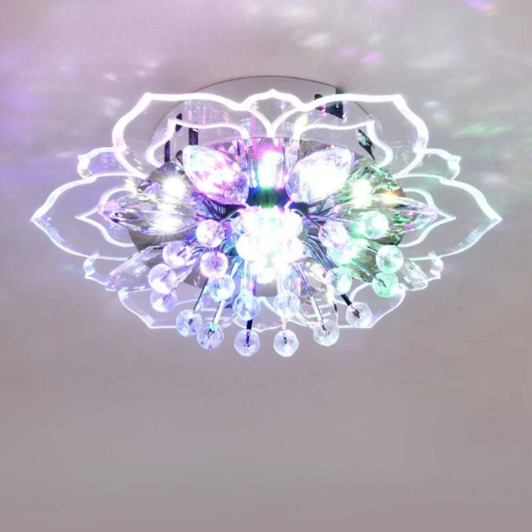 Luminária de Teto Cristal LED Flor – Brivar – foto 10