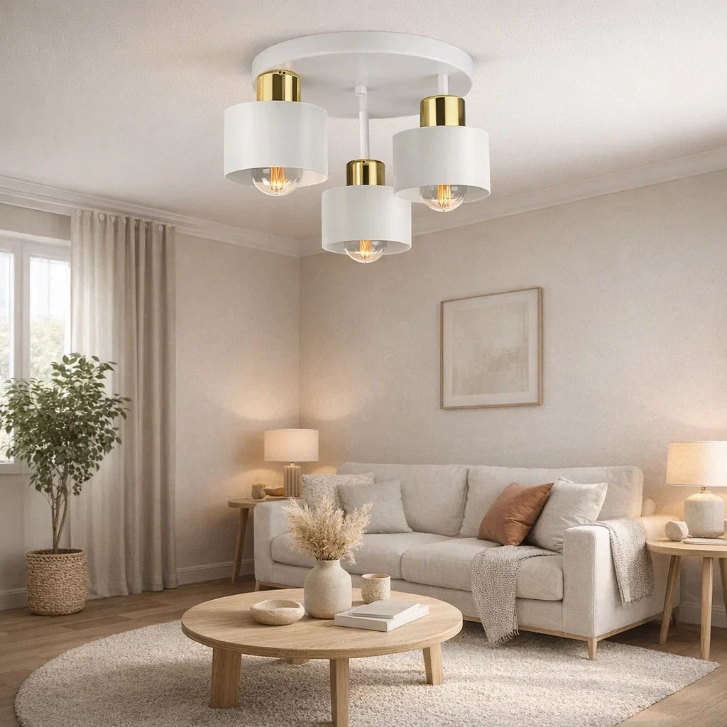 Luminária de Teto Fixa com 3 Pontos de Luz – Brivar – foto 3
