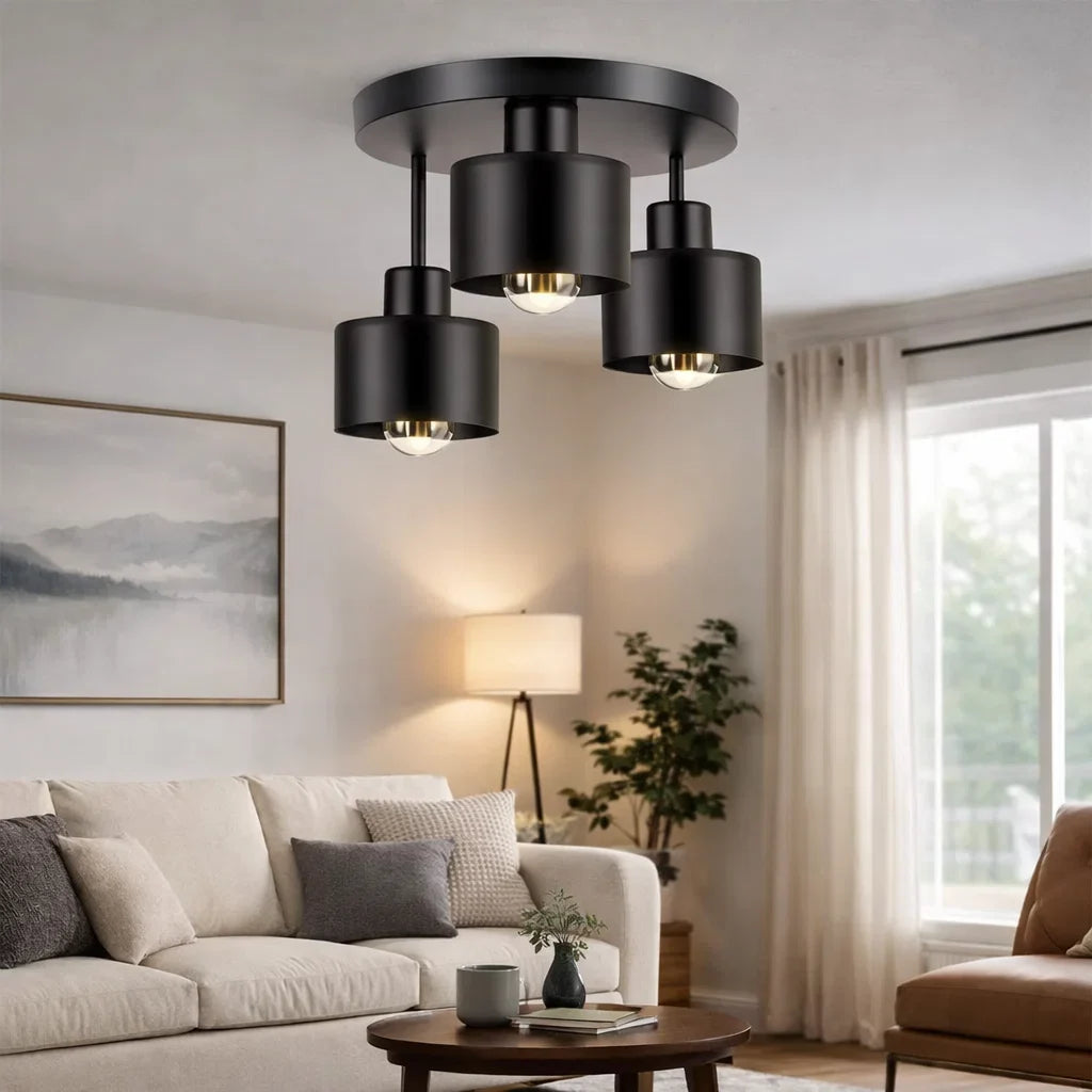 Luminária de Teto Fixa com 3 Pontos de Luz – Brivar – foto 4