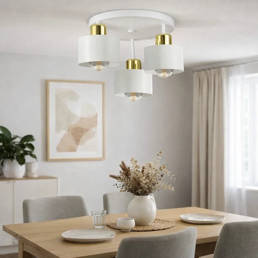 Luminária de Teto Fixa com 3 Pontos de Luz – Brivar – foto 5