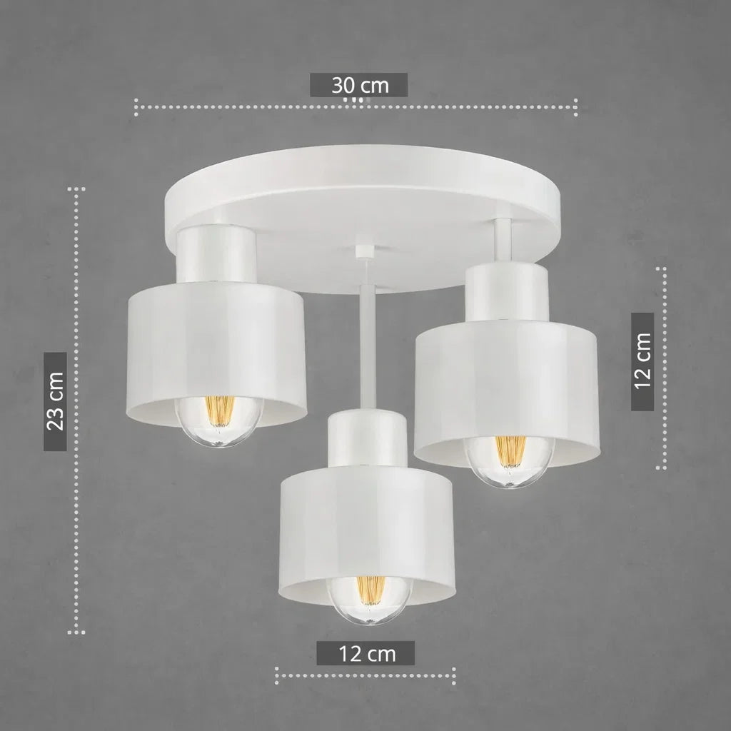 Luminária de Teto Fixa com 3 Pontos de Luz – Brivar – foto 10