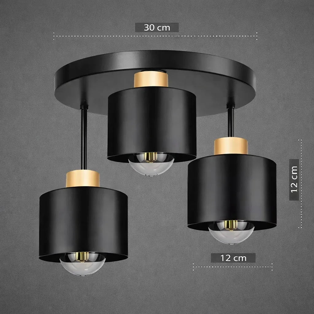 Luminária de Teto Fixa com 3 Pontos de Luz – Brivar – foto 12