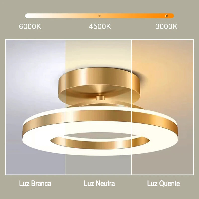 Luminária de Teto Led Plafon Luxor – Brivar – foto 4