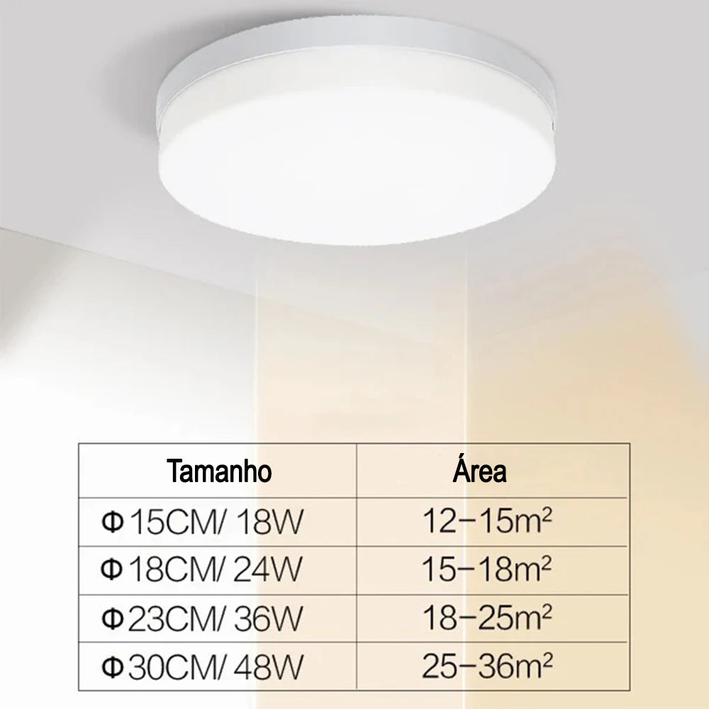 Luminária de Teto Led Plafon Solis – Brivar – foto 7