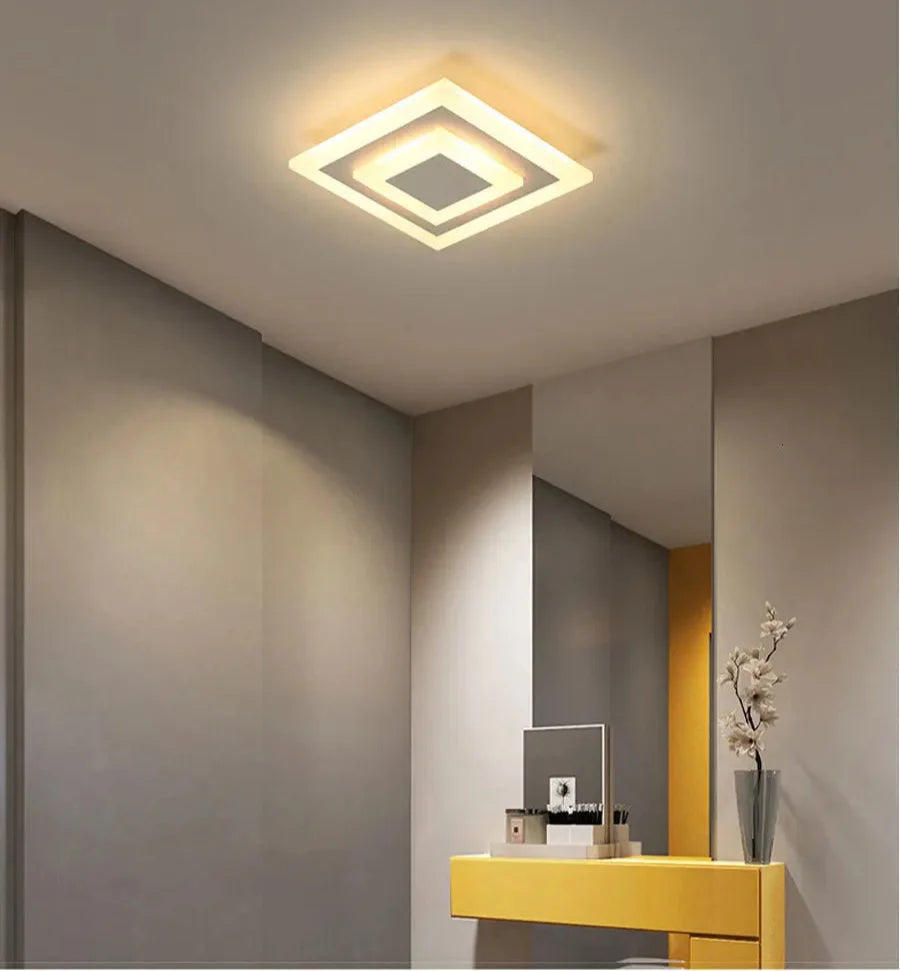 Luminária de Teto Plafon Elegante Quadrada – Brivar – foto 5