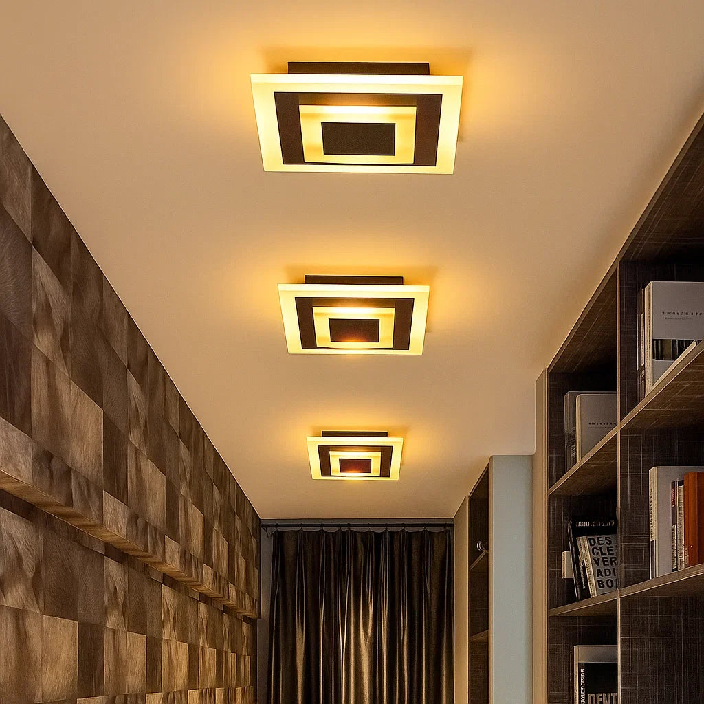 Luminária de Teto Plafon Elegante Quadrada – Brivar – foto 6