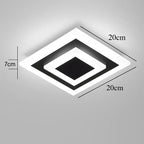 Luminária de Teto Plafon Elegante Quadrada – Brivar – foto 7