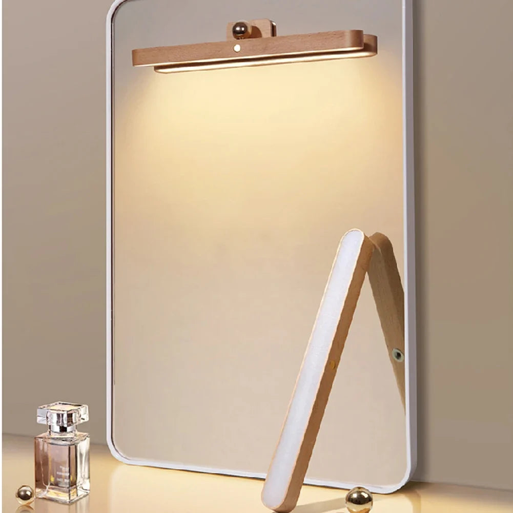 Luminária Led Recarregável Wooden – Brivar – foto 1