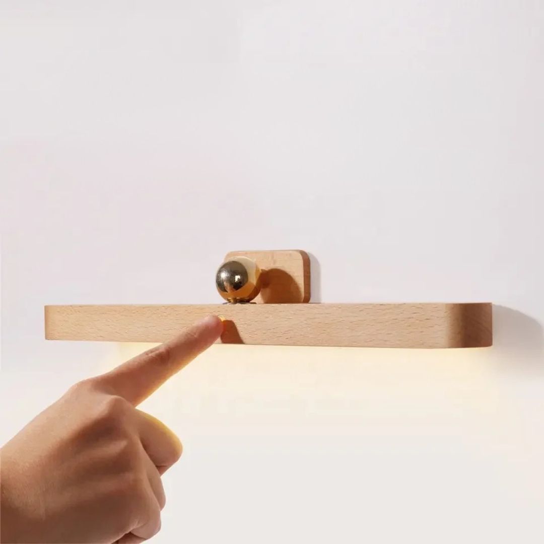 Luminária Led Recarregável Wooden – Brivar – foto 7