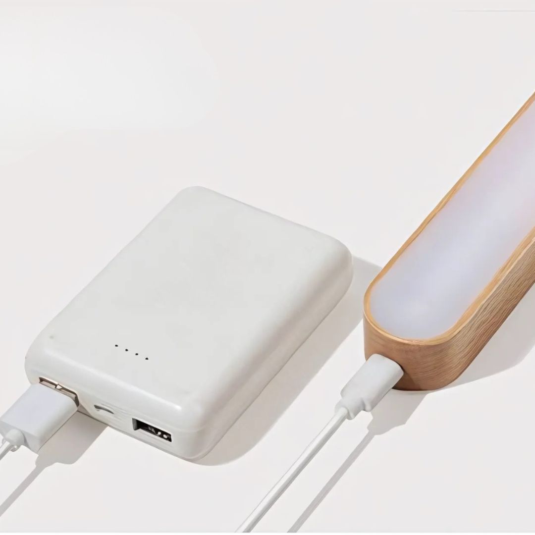 Luminária Led Recarregável Wooden – Brivar – foto 11