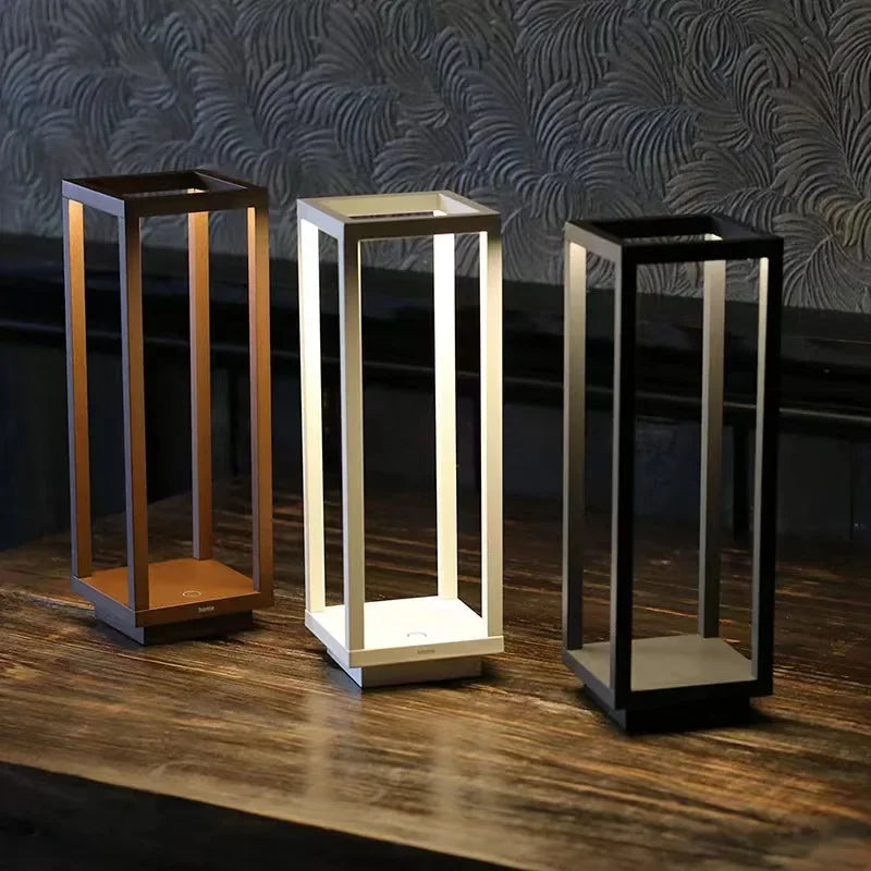 Luminária de Mesa Sem Fio Touch com Bateria Recarregável