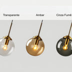 Luminária de Parede Moderna Vidro – Brivar – foto 7