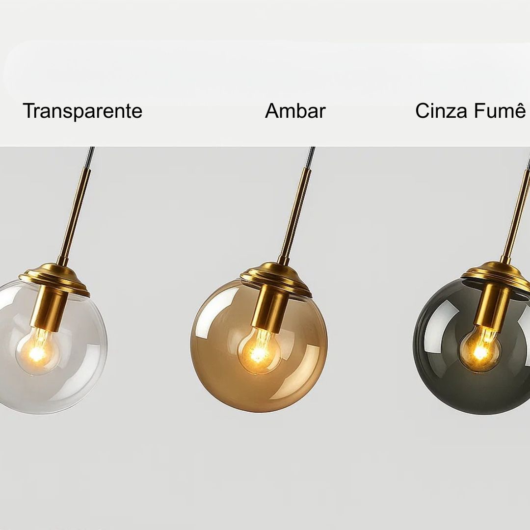 Luminária de Parede Moderna Vidro – Brivar – foto 7