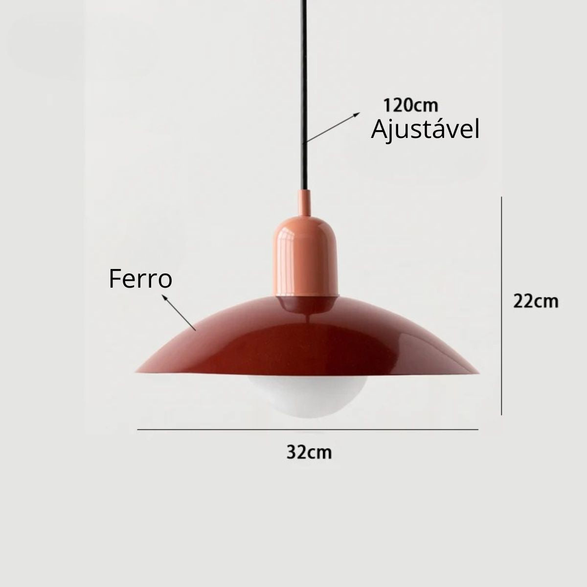 Luminária Pendente Americana – Brivar – foto 17
