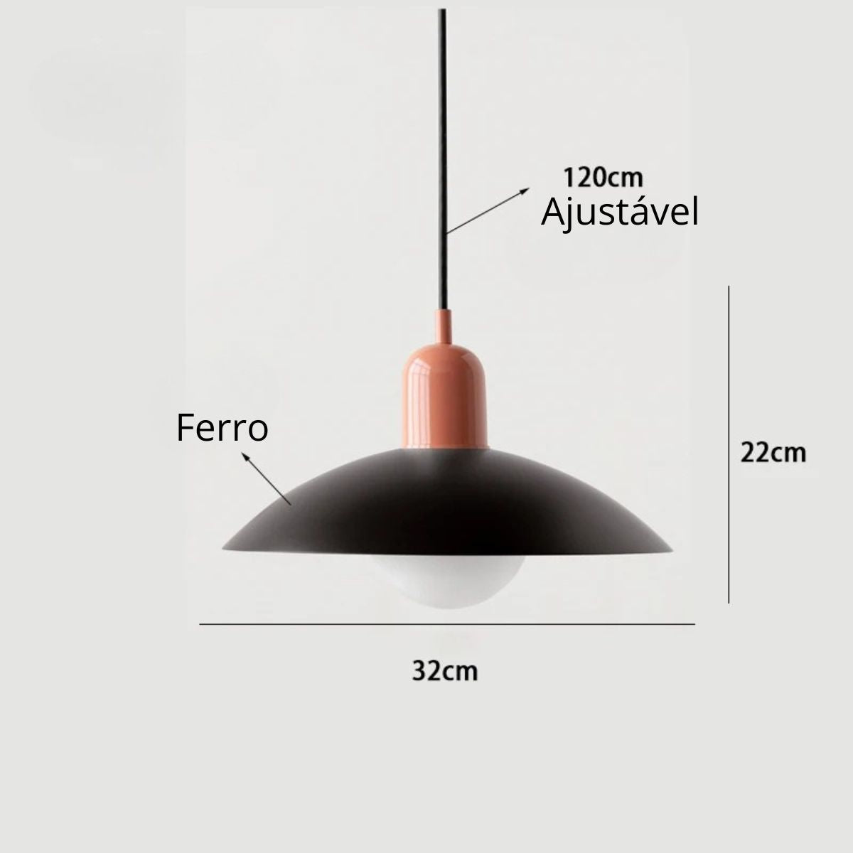 Luminária Pendente Americana – Brivar – foto 20